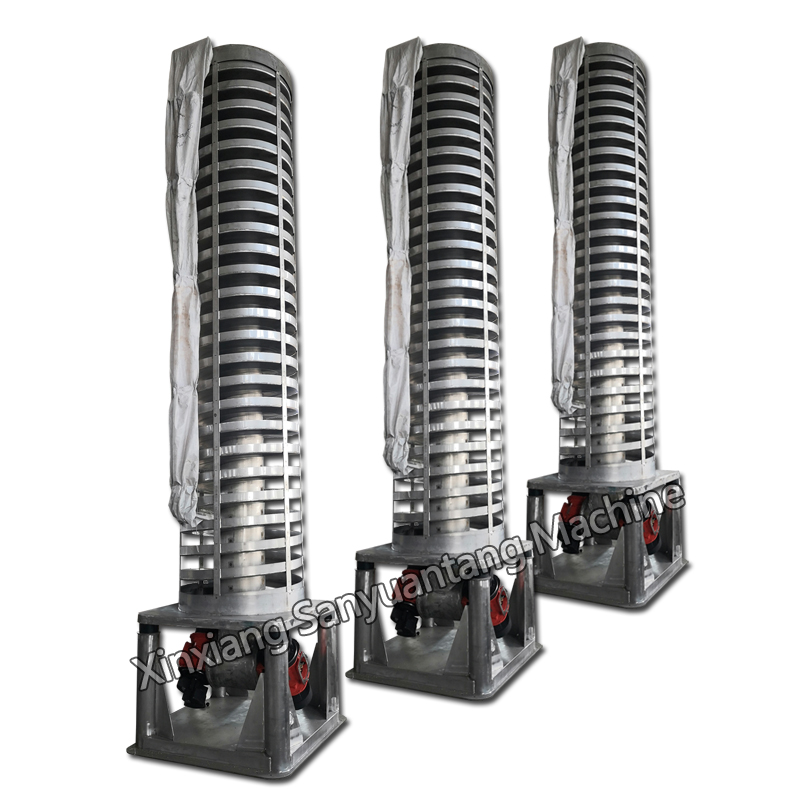 What is vertical vibrating spiral elevators ?