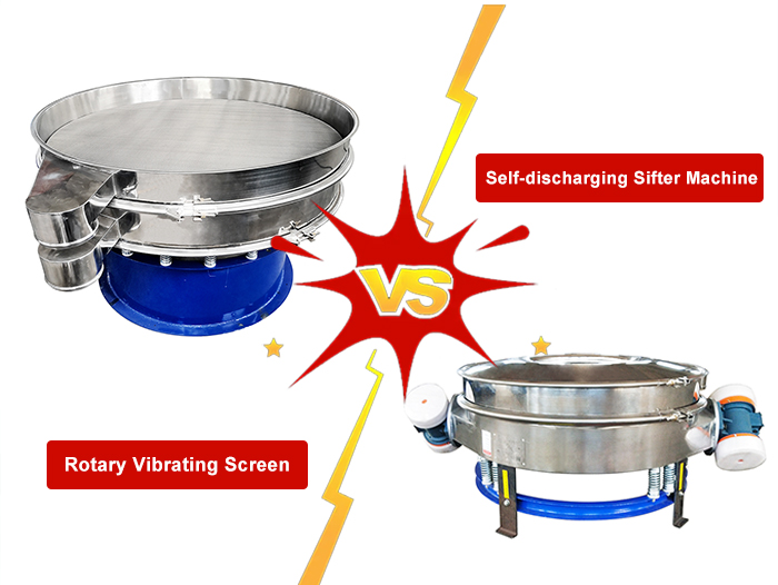 Rotary Vibrating Screen VS Direct Discharging Flour Sifter Machine