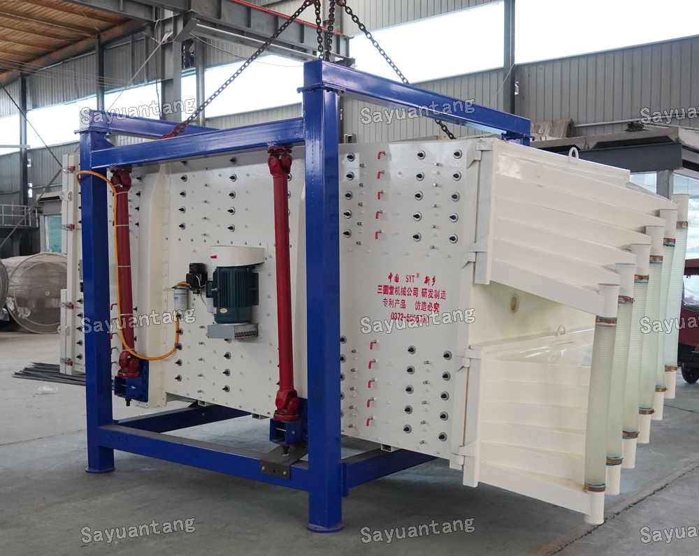 Gyratory sifters are delivered to the customer's site